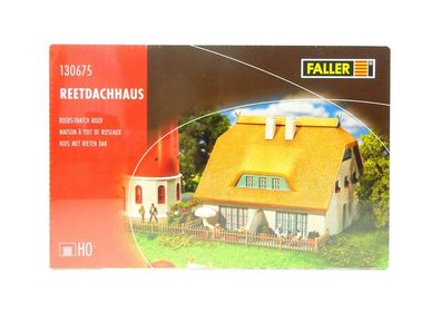 Modellbau Bausatz Reetdachhaus, Faller H0 130675, neu