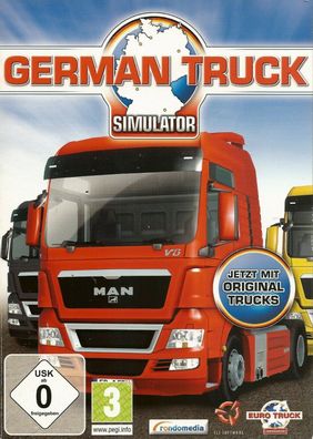 German Truck Simulator (PC, 2010, DVD-Box) komplett mit Handbuch & Schuber
