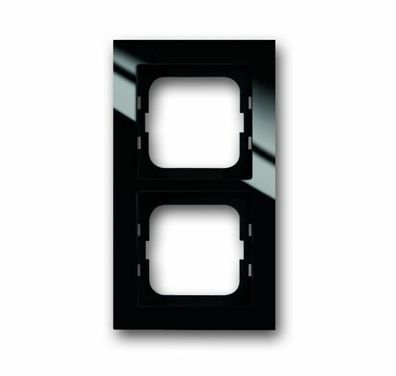 B + J Busch-axcent®, Rahmen 2-fach, schwarz 1722-281