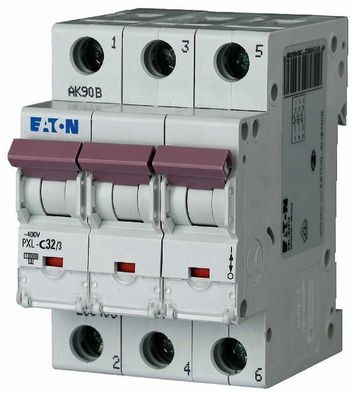Eaton Moeller Sicherungsautomat C-Charakter 3polig C32A PXL-C32/3