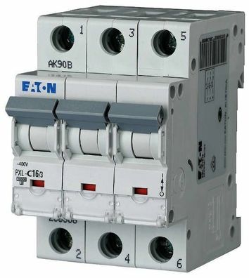 Eaton Moeller Sicherungsautomat C-Charakter 3polig C16A PXL-C16/3