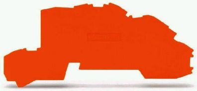 Wago Abschluss- und Zwischenplatte 0,8 mm dick orange 2003-7692