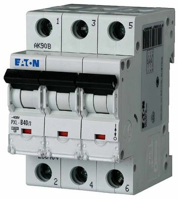 Eaton Moeller Sicherungsautomat B-Charakter 3polig B40A PXL-B40/3