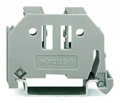 WAGO Schraubenlose Endklammer 10 mm breit grau 249-117