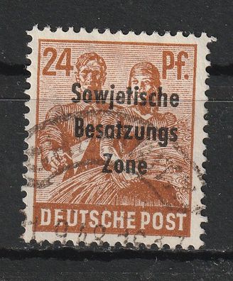 Sowjetische Zone Allgemeine Ausgabe Mi. Nr.0190 gest.