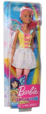 Mattel Barbie FXT03 Dreamtopia Feen-Puppe mit pinken Haaren