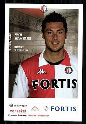Pascal Bosschaart Feyenoord Rotterdam 2005-06 Autogrammkarte + A 60530 OU