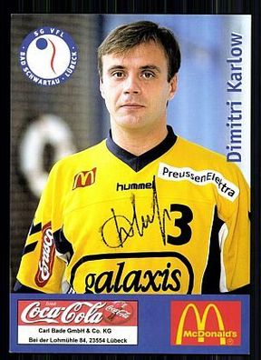 Dimitri Karlow VFL Bad Schwartau 90er TOP AK Original Signiert Handball + A 60595