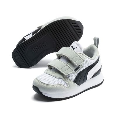 Puma R78 V Inf Unisex Baby Kinder Sneaker Low Top Turnschuhe 373618 Weiß