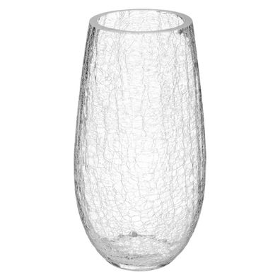 Vase, gewölbtes Glas, Höhe 27 cm - Atmosphera