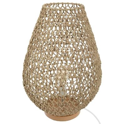 Lampe aus Metall, Höhe 55 cm, indischer Sommer, beige - Atmosphera