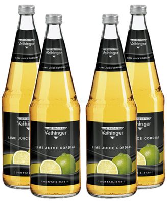 Niehoffs Vaihinger Lime Juice 1L VDF - 4er Set inkl. Pfand Mehrweg