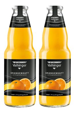 Niehoffs Vaihinger Orangensaft 1L TWO - 2er Set inkl. Pfand Mehrweg