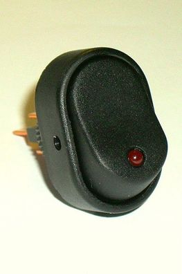 12V 30A Wippschalter -LED rot- (ein/ aus)