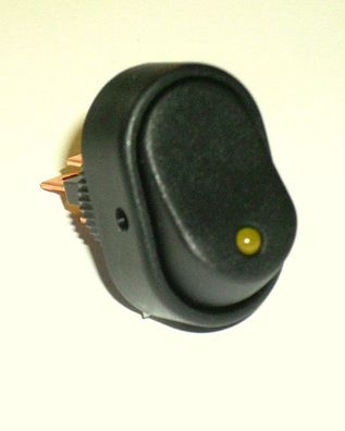 12V 30A Wippschalter -LED ambere- (ein/ aus)