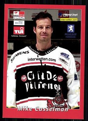 Mike Gasselman Hannover Scorpions 2000-01 TOP AK Orig. Sign. Eishockey + A 60765