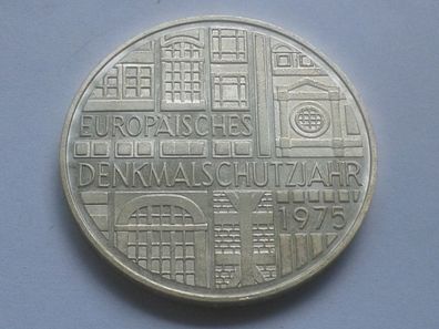 5 Mark 1975 F Deutschland Europäisches Denkmalschutzjahr 1975 Silber vz-st