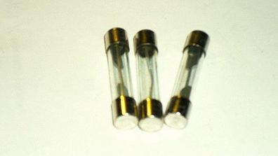 3 Stk. Glassicherung 10 A 6,3 x 32mm