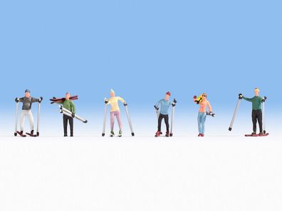 Noch 15827 Skifahrer, Figuren H0 (1:87)