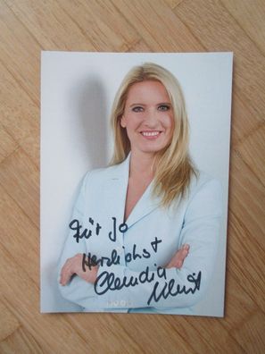 Wetterfee Claudia Kleinert - handsigniertes Autogramm!!