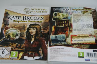 Kate Brooks: Das geheime Vermächtnis (PC, 2011, DVD-Box) Neuware