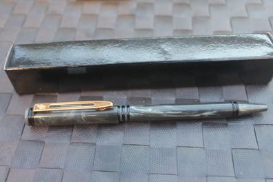 Waterman Retro-Kugelschreiber; mit Großraummine; grau-meliert