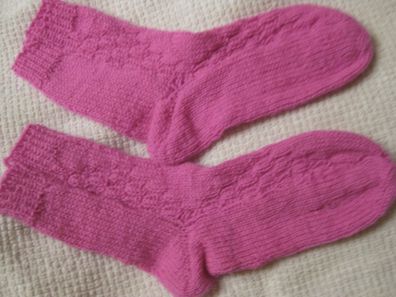 1Paar Socken handgestrickt aus Rellana Flotte Socke 4fach Gr 26/27