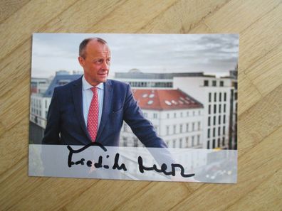 CDU Politiker Friedrich Merz - handsigniertes Autogramm!!