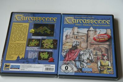 Carcassonne - Ritter, Räuber, Ränkeschmiede (PC, 2003, DVD-Box) Neuware New