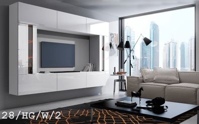 Future 28 Möbel für Wohnzimmer Wohnwand Mediawand Schrankwand Wohnschrank