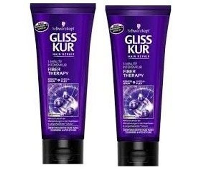 Gliss Kur Hair Repair Fiber Therapy 1-Minute Intensivkur mit Keratin zum Ausspülen
