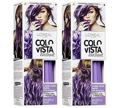 Loreal Paris Colovista Washout Purplehair Pastel Farbe Auswaschbar nach 5-10 Shampoos