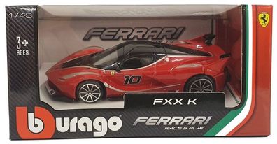 Bburago Ferrari Race & Play Modellauto FXX K 1:43 Spielzeugauto