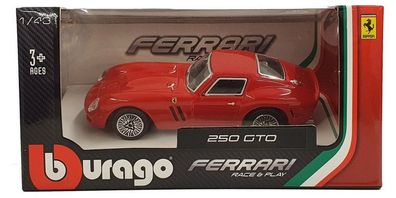 Bburago Ferrari Race & Play Modellauto 250 GTO 1:43 Spielzeugauto