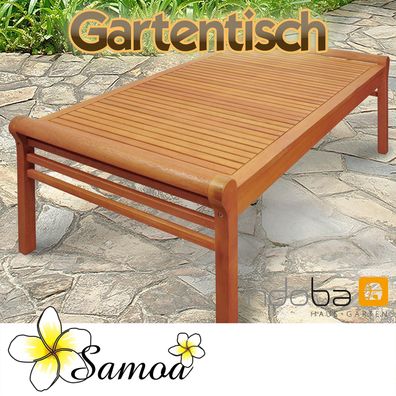 Gartentisch, Loungetisch aus Holz, rechteckig, Serie Samoa von indoba®