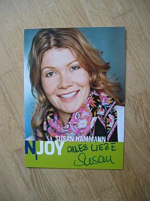 N-Joy Moderatorin Susan Hammann - handsigniertes Autogramm!!!
