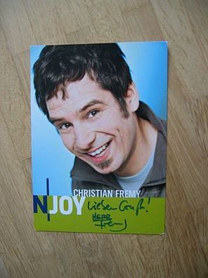 N-Joy Moderator Christian Fremy - handsigniertes Autogramm!!!