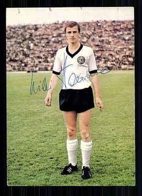 Willi Neuberger DFB Bergmann Postkarte WM 1970 TOP Original Signiert + A 60881