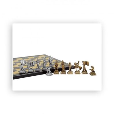 Schachfiguren - Amerikanischer Bürgerkrieg - Königshöhe 60mm