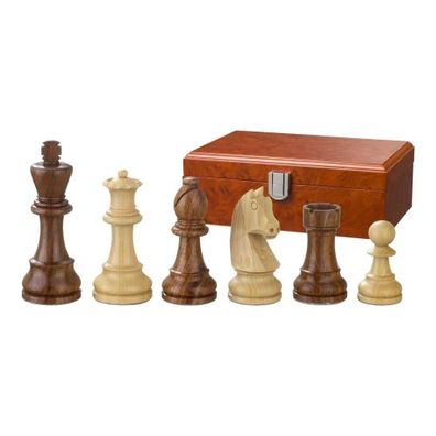 Schachfiguren - Artus - Holz - Staunton - Königshöhe 78 mm