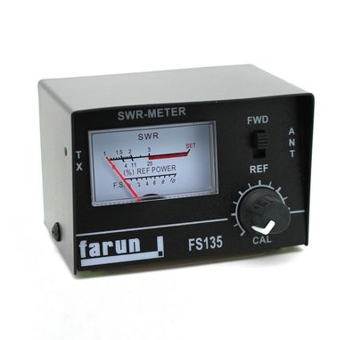 Farun FS135 SWR / WATT Meter 1,5 - 150 MHz 0-100W