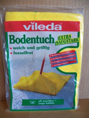 Bodentuch Extra Saugstark gelb mit Karomuster / Vileda