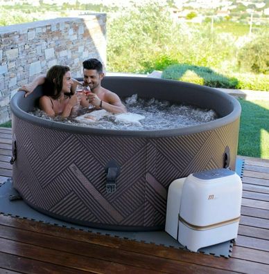 XXL Luxus Premium MSPA Whirlpool aufblasbar Outdoor Indoor Pool Heizung 6 Pers.
