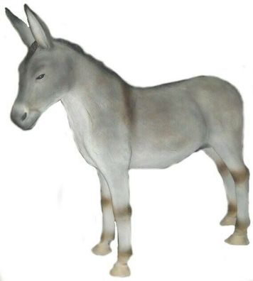 XXL Premium Esel 165cm x 175cm lebensgross Garten Deko Figur inkl. Spedition