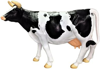 XXL Kuh lebensgross Premium Gartendeko lebensecht ca. 220 cm Garten Deko Figur k