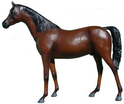 XXL Pferd lebensgross Premium-Gartendeko ca.225cm Gartendekoration Deko Figur br