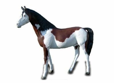 XXL Pferd lebensgross Premium Gartendeko lebensecht ca.220cm Garten Deko Figur w