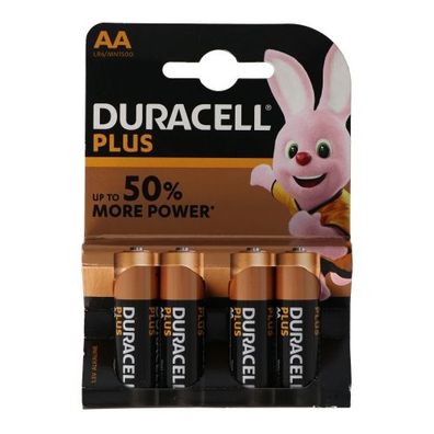 Duracell Mignon AA LR6 4er Pack Alkaline Batterie