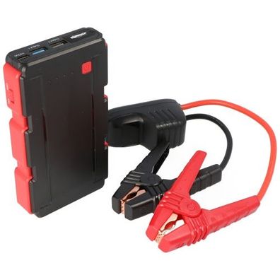 Jumpstarter, der kompakte KFZ-Starthilfe-Powerakku mit Powerbank- und LED-Tasche