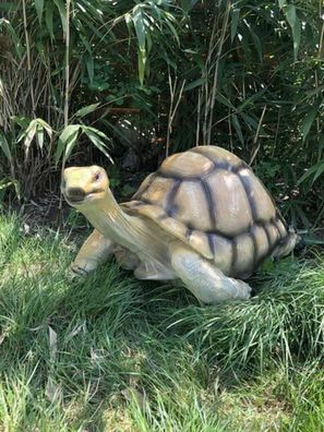 XXL Premium Schildkröte 90cm lebensgross Garten Deko Figur inkl. Spedition
